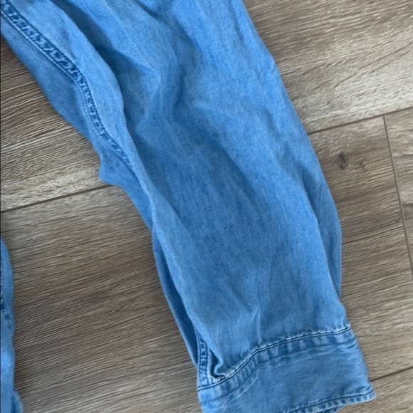 H&M Blue Casual Button Down Shirt - Picture 3 of 7